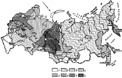 Месторождения торфа карта